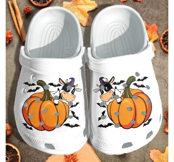 Girl Love Cow In Thanksgiving Day Crocs Thanksgiving Gifts For Cow Lovers