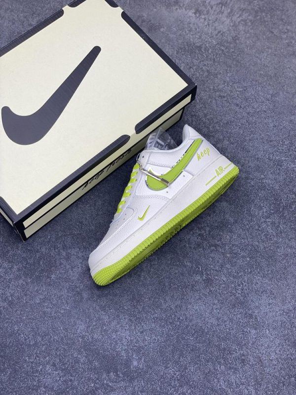 New Arrival Shoes AF 1 Low White Apple Green UN1635-888 AJ3121