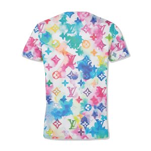 Louis Vuitton Mix Muticolor Luxury Logo 3D T-Shirt 021