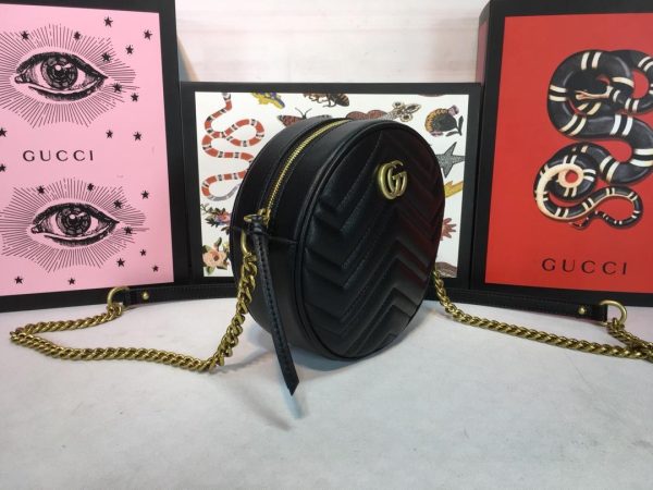 New Arrival GG mini Ophidia round shoulder bag 01