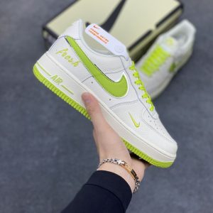 New Arrival Shoes AF 1 Low White Apple Green UN1635-888 AJ3121