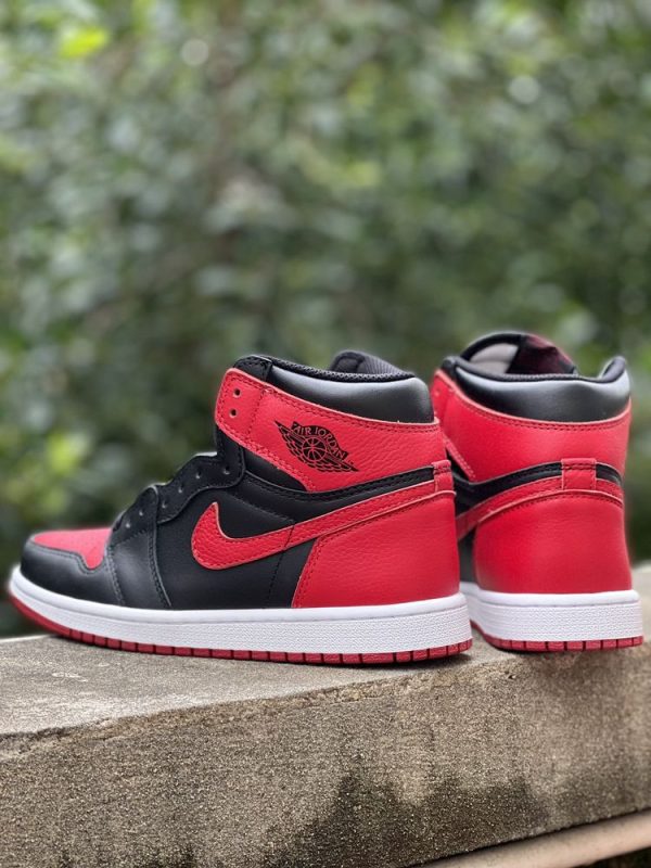 New Arrival Shoes AJ 1 High Og Retro Black Varsity Red AJ3234