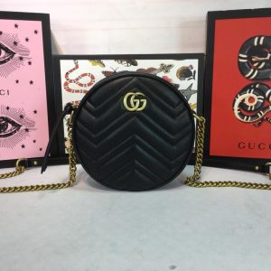 New Arrival GG mini Ophidia round shoulder bag 01