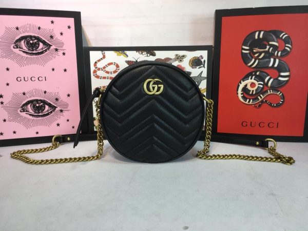 New Arrival GG mini Ophidia round shoulder bag 01