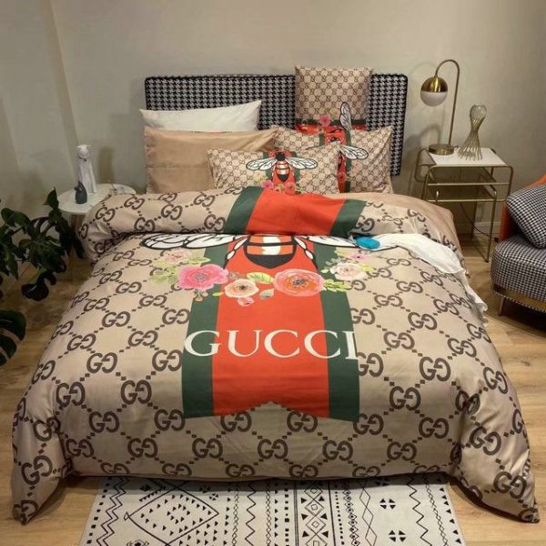 Bee Luxury GG Bedding Sets Duvet Cover Luxury Brand Bedroom Sets 064