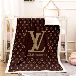 Brown Louis Vuitton Blanket 014
