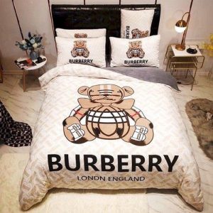 Burberry Bedding Sets Duvet Cover Bedroom Luxury Brand Bedding Bedroom 013