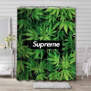 Cannabis Supreme Shower Curtain Set 009