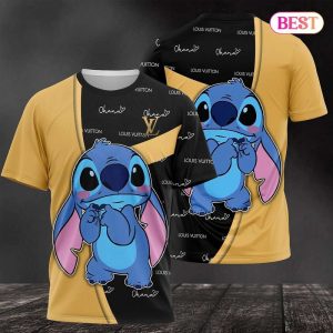 Disney Stitch Cartoon LV 3D T-Shirt 005