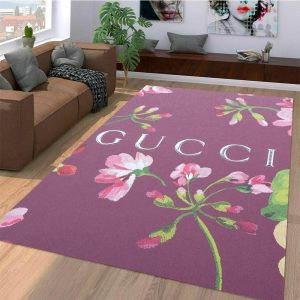 French Lilac Gucci Living Room Carpet And Rug 019