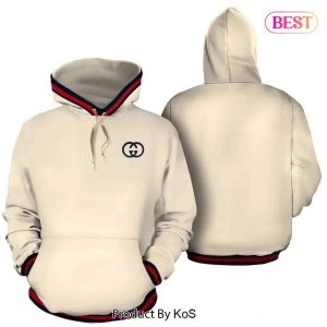 Gucci Beige Unisex Hoodie For Men Women Luxury Brand Clothing Clothes Outfit 291