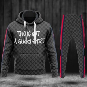 Gucci Black Hoodie And Pants Limited Edition 079