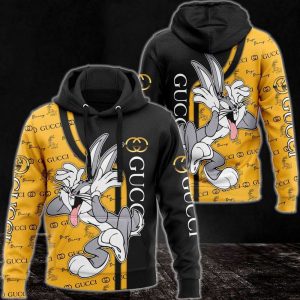 Gucci Luxury Brand 3D Hoodie Pants Pod Design 066