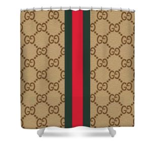 Gucci Pattern Shower Curtain 030