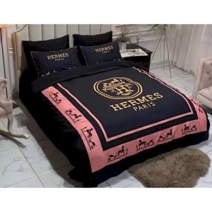 Hermes Bedding Sets Duvet Cover Bedroom Luxury Brand Bedding Bedroom 112