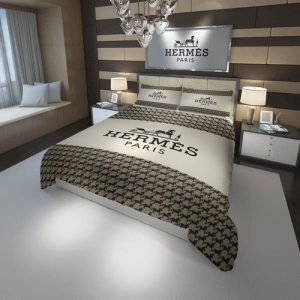 Hermes Bedding Sets Duvet Cover Bedroom Luxury Brand Bedding Bedroom 114