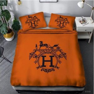 Hermes Bedding Sets Duvet Cover Bedroom Luxury Brand Bedding Bedroom 115