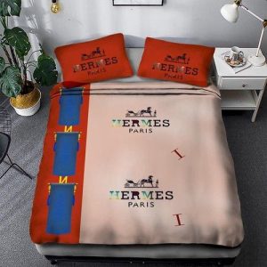 Hermes Bedding Sets Duvet Cover Bedroom Luxury Brand Bedding Bedroom 124