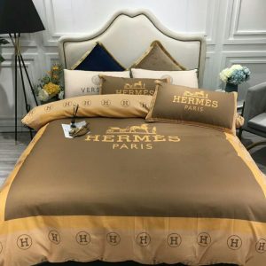 Hermes Paris Luxury Brand Type Bedding Sets 013