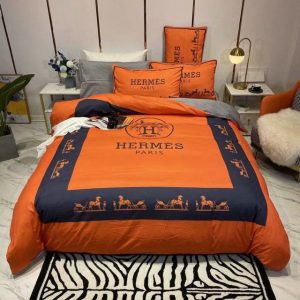 Hermes Paris Luxury Brand Type Bedding Sets 040