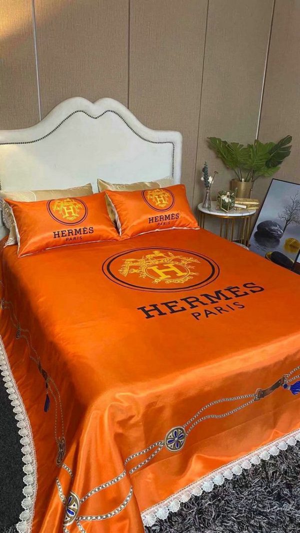 Hermes Paris Luxury Brand Type Bedding Sets 058