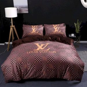 LV Bedding Sets Bedroom Luxury Brand Bedding 042