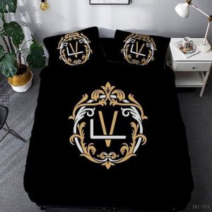 LV Bedding Sets Bedroom Luxury Brand Bedding 046