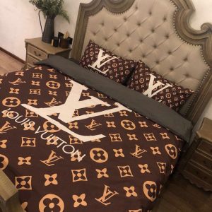 LV Sp Type Bedding Sets Duvet Cover LV Bedroom Sets Luxury Brand Bedding 166