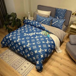 LV Sp Type Bedding Sets Duvet Cover LV Bedroom Sets Luxury Brand Bedding 172