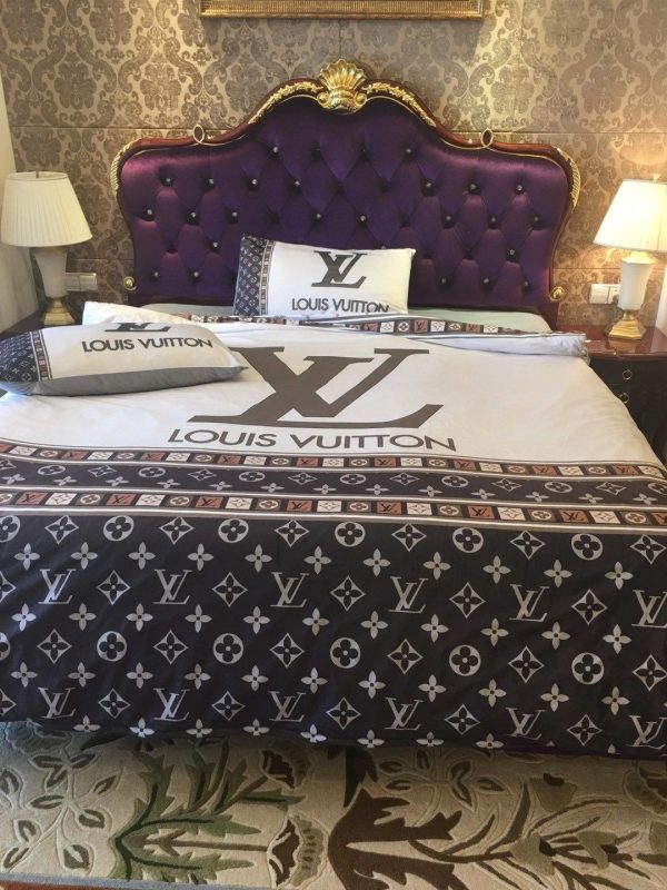 LV Sp Type Bedding Sets Duvet Cover LV Bedroom Sets Luxury Brand Bedding 227