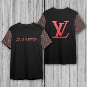 LV Black 3D T-Shirt 010