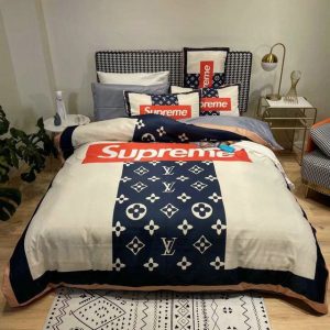 LV Type Bedding Sets LV Luxury Brand Bedding 282