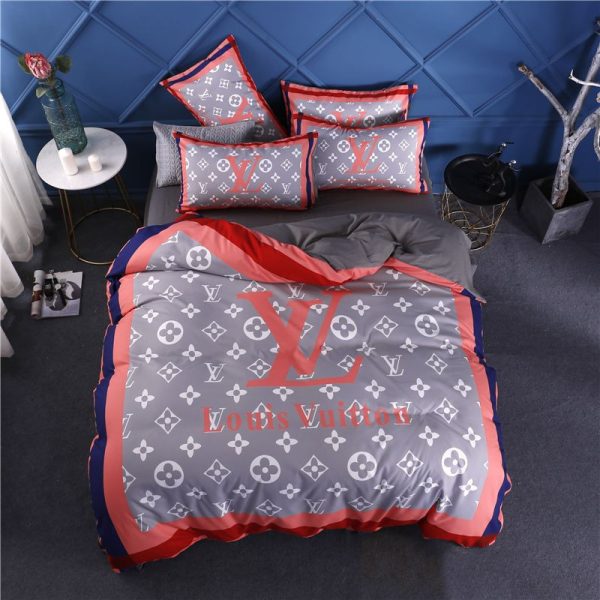 LV Type Bedding Sets LV Luxury Brand Bedding 291