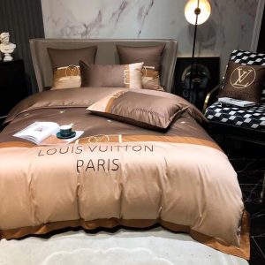 LV Type Bedding Sets LV Luxury Brand Bedding 296