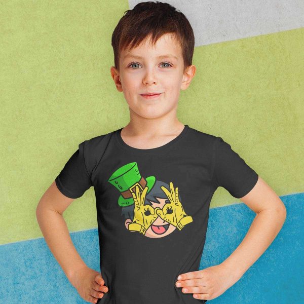 Leprechaun Griddy Dance St Patricks Day 2023 Boys Girls T-Shirt