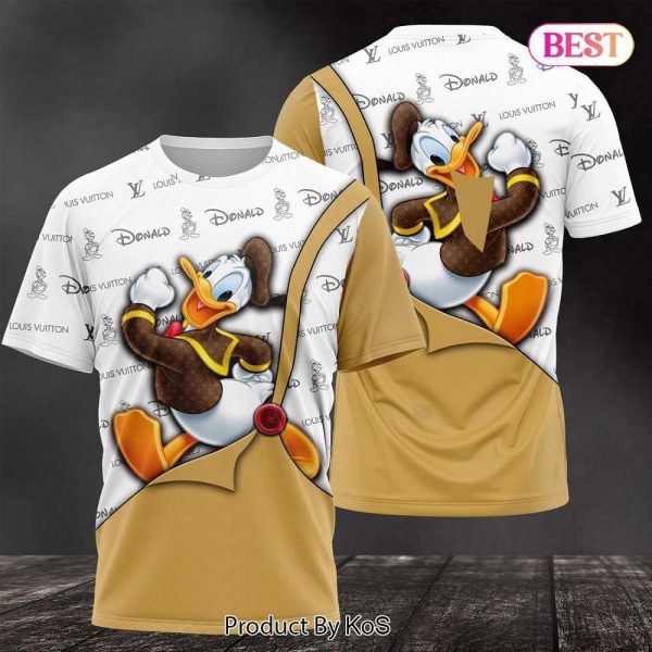 Louis Vuitton Donal Duck 3D T-Shirt 020