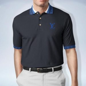 Louis Vuitton Limited Edition Black Polo Shirt 021