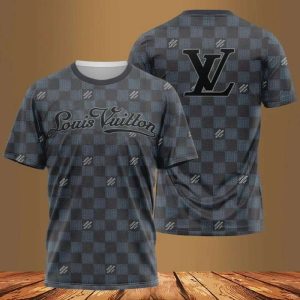 Lv Luxury 3D T-Shirt All Over Printed 026