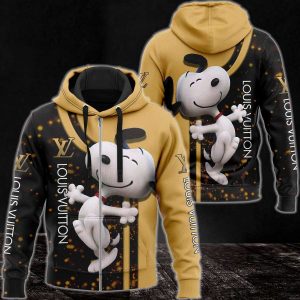 Louis Vuitton Luxury Brand 3D Hoodie Pants Pod Design 018