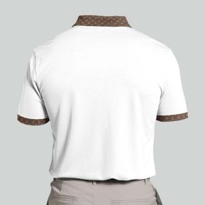 Louis Vuitton Luxury Brand White Polo Shirt 034 1