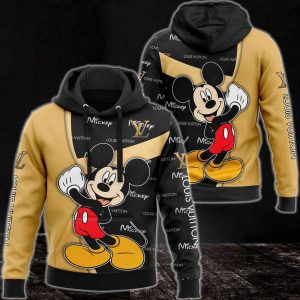 Louis Vuitton Mickey 3D Hoodie Pants Limited Edition 012