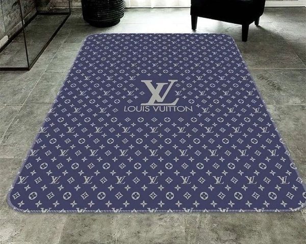 Louis Vuitton Navy Living Room Carpet 051