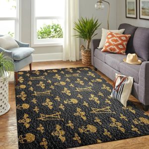 Louis Vuitton Skull Luxury Living Room Carpet 078