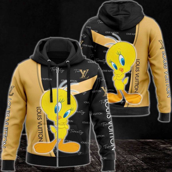 Louis Vuitton Tweety Luxury 3D Hoodie Limited Edition 013