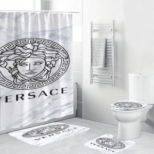 Marble Versace Shower Curtain Set 018