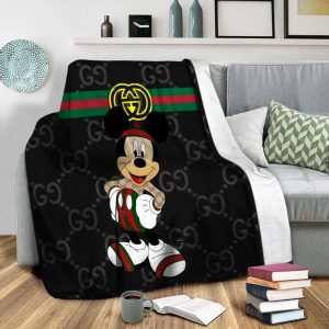 Mickey mouse Gucci Blanket 023