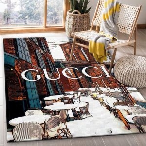 Modern Gucci Living Room Carpet And Rug 036
