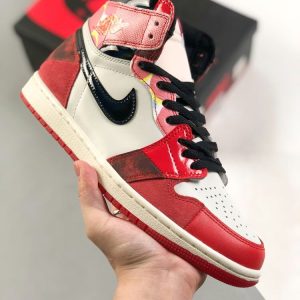 New Arrival AJ 1 High OG Spider Man Across the Spider 6