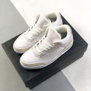 New Arrival AJ 3 Retro Pure White 136064 111 7