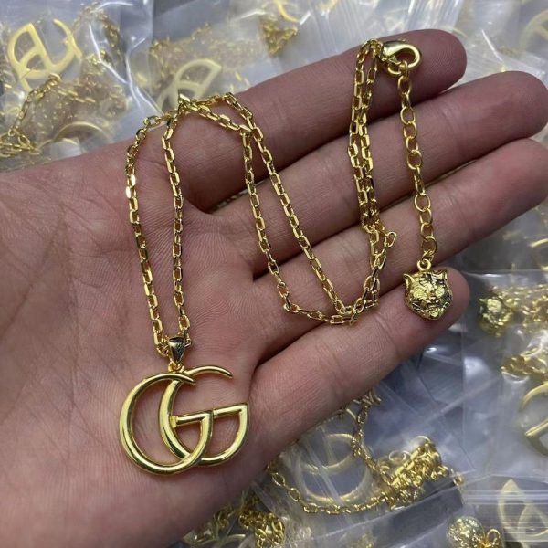 New Arrival Gucci Gold Necklace Women 004